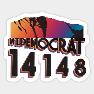 Mt. Democrat Sticker